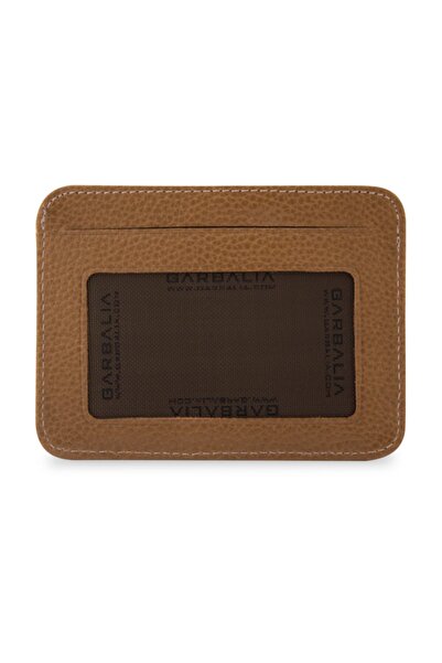 Garbalia Shelby Genuine Leather Khaki Green Card Holder Wallet