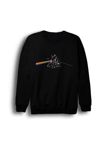 fame-stoned Суитшърт с щампа на Pink Floyd