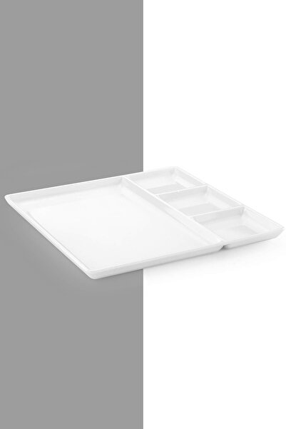 Tria Porelin Dört Gözlü Kare Tabldot 30x30 cm