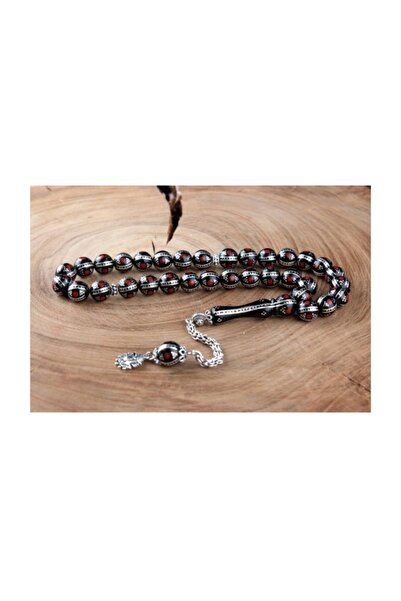 İnan Tesbih Erzurum Oltu Tesbih Mine Ve Gümüş Işlemeli (özel Işçilik)