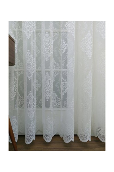 Esse Home Perdea din tul tricotat cu model, gramaj mare, 100 x 250, pliuri ra...