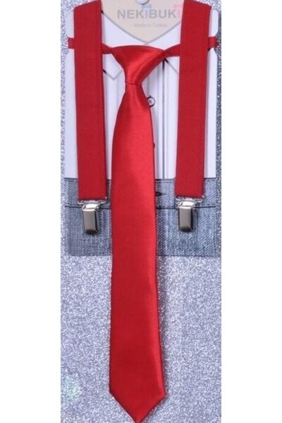 NEKİBUKİ Kravat Pantolon Askı Seti 1-9 Yaş