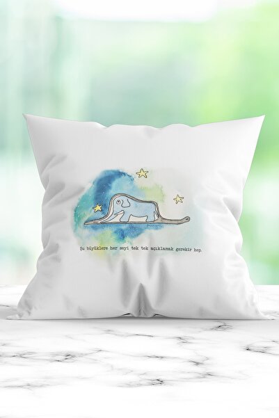 WixelArt Küçük Prens Baskılı Yastık