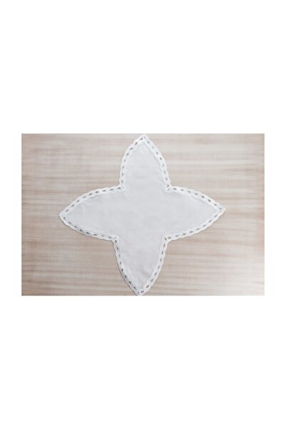 Gül Güler Dantelli Ekmek Sepeti Örtüsü Su Dalgası