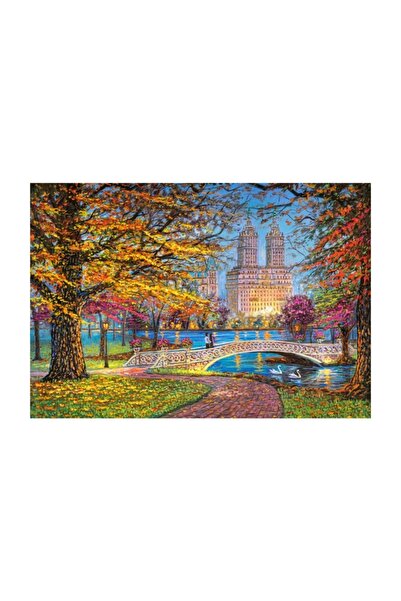 Castorland Puzzle Castorland Central Park'te Sonbahar Yürüyüşü 1500 Parça Puzzle