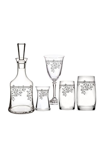 Bohemia Leonarte Casa  Insigne 61 Parça Sofra Takımı Bardak Çeyiz Su Seti