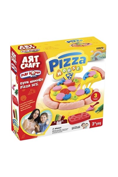 DEDE 150 Gr Toy Art Craft Pizza Set - Play Dough