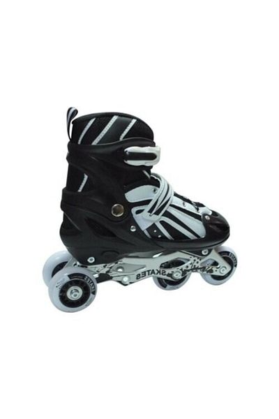 Asya Oyuncak Skate Have Brake Metal Body with Skate Bag 38-41 Black Single / Double Row 4 Black