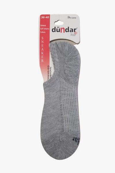 Dündar Bumbac 4 perechi de pantofi unisex șosete invizibile fără cusături Plus