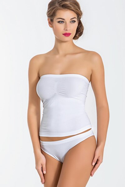 Miss Fit Düz / Desensiz Straplez Kadın Atlet