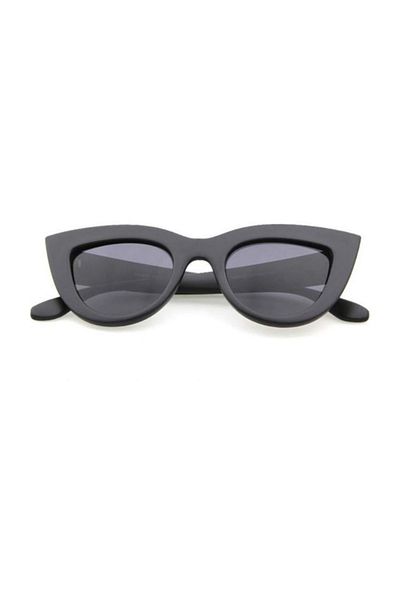 Makro Optik Black Wide Framed Women's Sunglasses