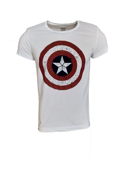 Raf Coll Μπλουζάκι Unisex Λευκό με στάμπα