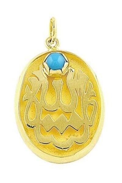 BİLEZİKHANE Maşallah Mavi Boncuklu 1,63 Gram 14 Ayar Altın