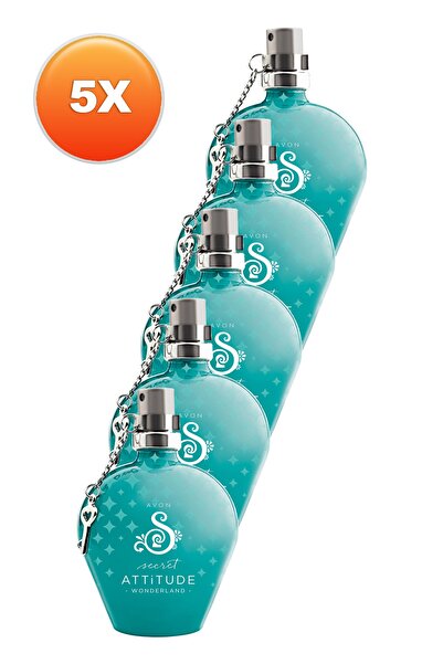 AVON Secret Attitude Wonderland Kadın Parfüm Edt 50 ml 5'li Set 5050000103756