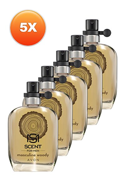 AVON Scent Masculine Woody Erkek Parfüm Edt 30 ml 5'li Set 5050000105071