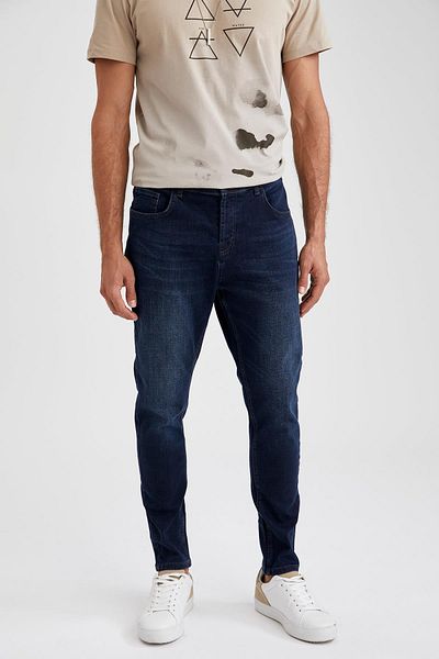 DeFacto Ανδρικό τζιν παντελόνι Indigo Carrot Fit S9777AZ20WN