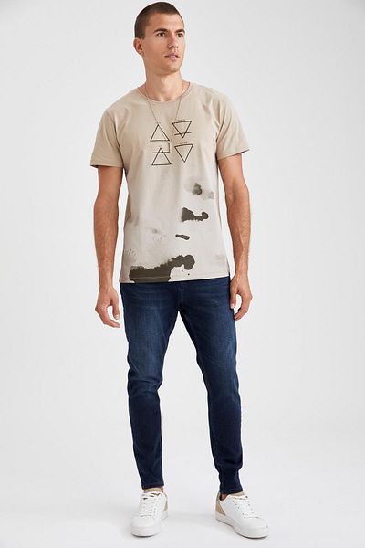 DeFacto Ανδρικό τζιν παντελόνι Indigo Carrot Fit S9777AZ20WN
