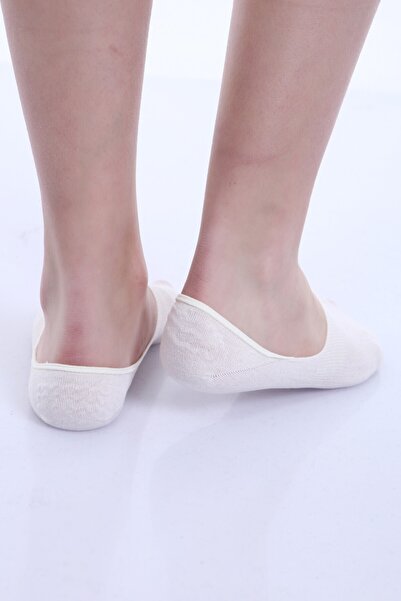 Dore Γυναικείες Κρέμα Μπαλαρίνας Αντιολισθητικές Κάλτσες Σιλικόνης 2 τεμαχίων