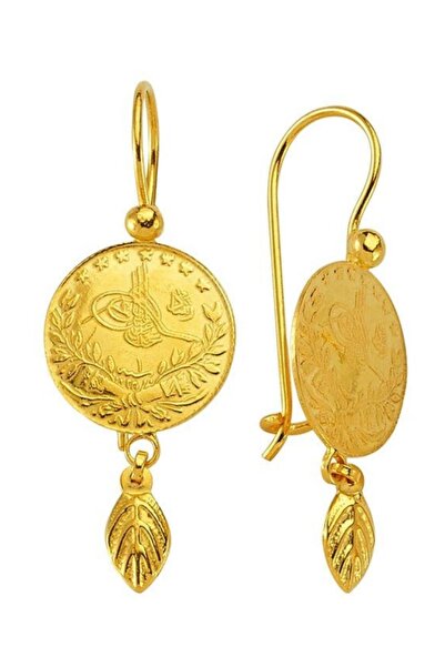 BİLEZİKHANE Reşat Altınlı Çiçekli Küpe 5.25 Gram 22 Ayar Altın