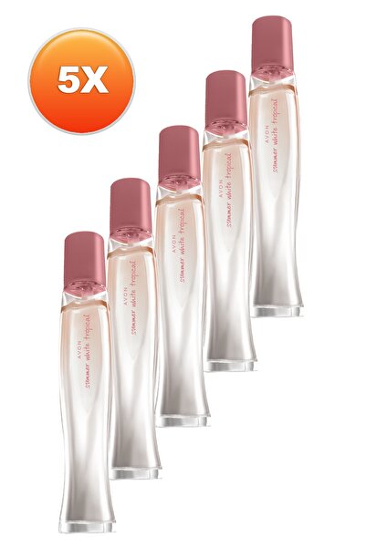 AVON Summer White Tropical Kadın Parfum Edt 50 ml 5'li Set 5050000102230