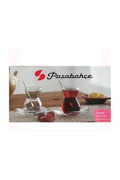 Paşabahçe طقم شاي دانتيل 12 قطعة 96574 Fma05152 Fma06021
