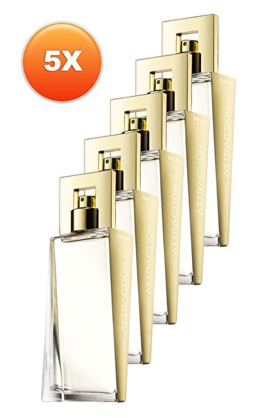 AVON Attraction Kadın Parfüm Edp 50 ml 5'li Set 5050000102674