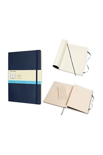 Moleskine Yumuşak Kapak XL Boy Noktalı Siyah Defter QP624