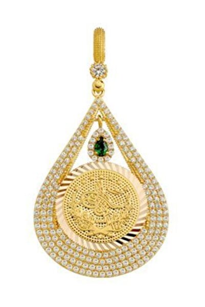 BİLEZİKHANE Kadın Tuğralı Kolye Ucu 6.55 gr 14 Ayar Altın