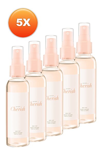 AVON Cherish Kadın Vücut Spreyi 100 Ml. Beşli Set