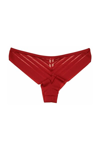 Papatya Kadın Kırmızı Tanga Külot 3682
