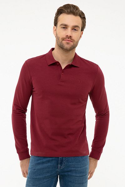 Pierre Cardin Ανδρικό φούτερ Claret Red Slim Fit G021GL082.000.1100692