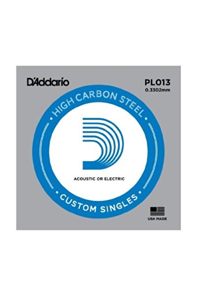 Daddario D'addario Pl013 Tek Elektro Gitar Teli (13)