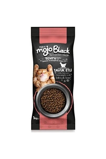 MyCat Mojo Black My Cat Mojo Black Tavuk Etli Yavru Kedi Maması 1 Kg
