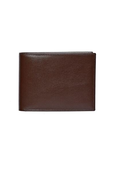 EMNANA Erkek Deri Cüzdan Kahverengi 13 x 10 cmcm