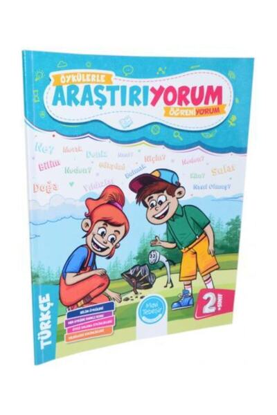 1001 Kitap Mavi Tebeşir Yayınları 2. Sınıf Türkçe Öykülerle Araştırıyorum Öğr...