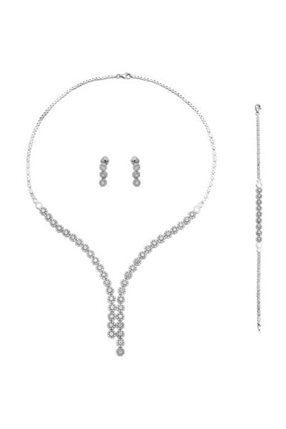 BİLEZİKHANE 14 Ayar Altın Salkımlı Suyolu Seti 20,00 Gram