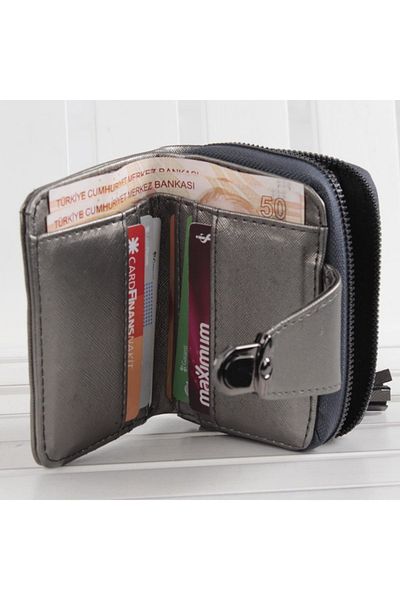 MKM Bizoon Short Zipper and Clip Women's Wallet 5002
