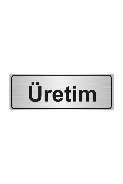 Özarslan Dizayn Duty Diversion Sign 10Cmx20Cm Silver Color Metal