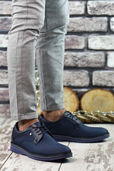 Riccon Синьо-сірий чоловічий повсякденний одяг 0012687