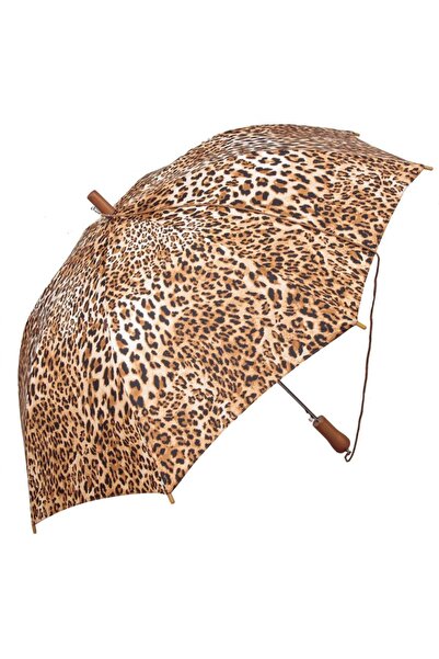 APRİL Snotline Kadın Uzun Baston Şemsiye Leopar 14l