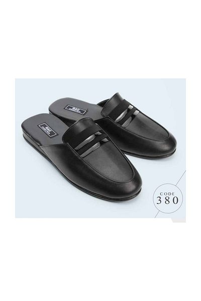 GC Patent Leather Belted Non-Slip Dowry Men's Slippers 380