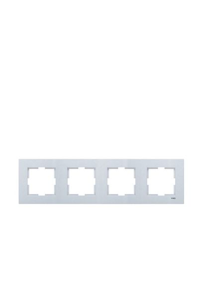 VİKO Novella Glass White Τετραπλό Πλαίσιο 92192244