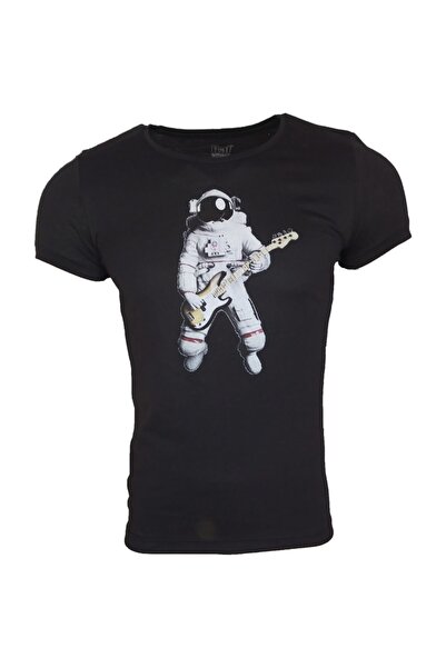 Raf Coll Unisex Štampano crna T-shirt