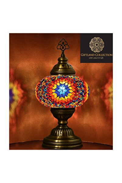 GiftlandCollection Masaüstü Otantik Mozaik Lamba -  3no - Ücretsiz Kargo -1nc...