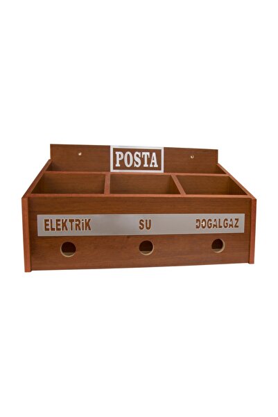 SELENA Wooden Common Bill And Mailbox Walnut