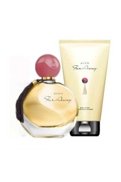 AVON Far Away Parfüm Ve Vücut Losyonu Seti Edp 50 Ml Oryantal