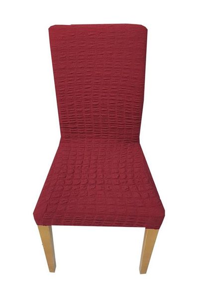 Bella Home Husa Scaun Lycra Invelita Rosie Claret 6 Piese