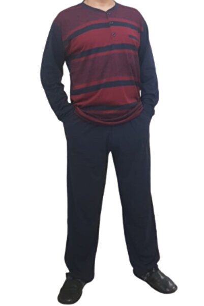 MAGİCAL STORY King Size 100% Cotton Men's Pajama Set - Four Seasons