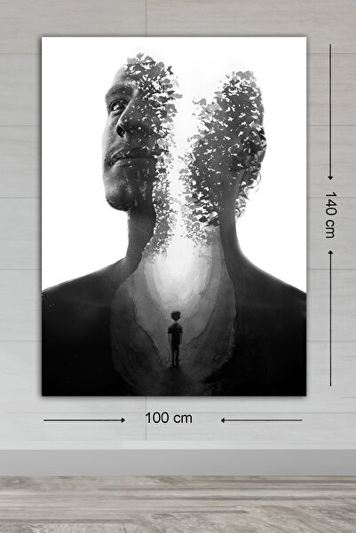 Tablo Center Dev Boyut Dekoratif Kanvas Tablo 100x140cm