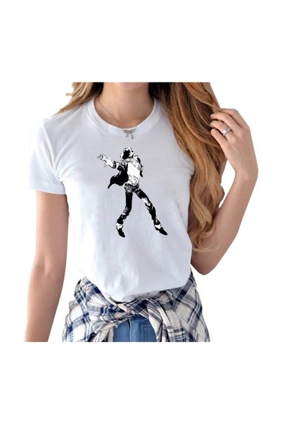 SCUBAPROMO Michael Jackson bela ženska majica